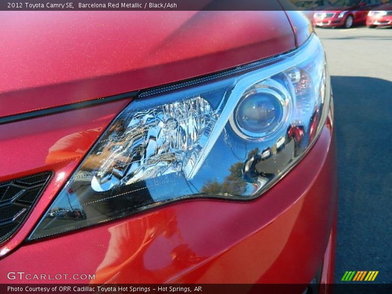Barcelona Red Metallic / Black/Ash 2012 Toyota Camry SE