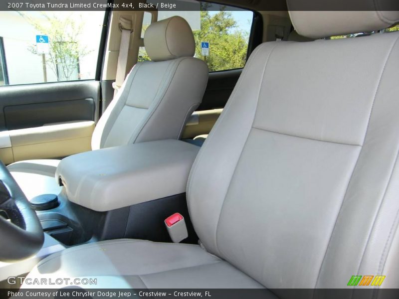 Black / Beige 2007 Toyota Tundra Limited CrewMax 4x4