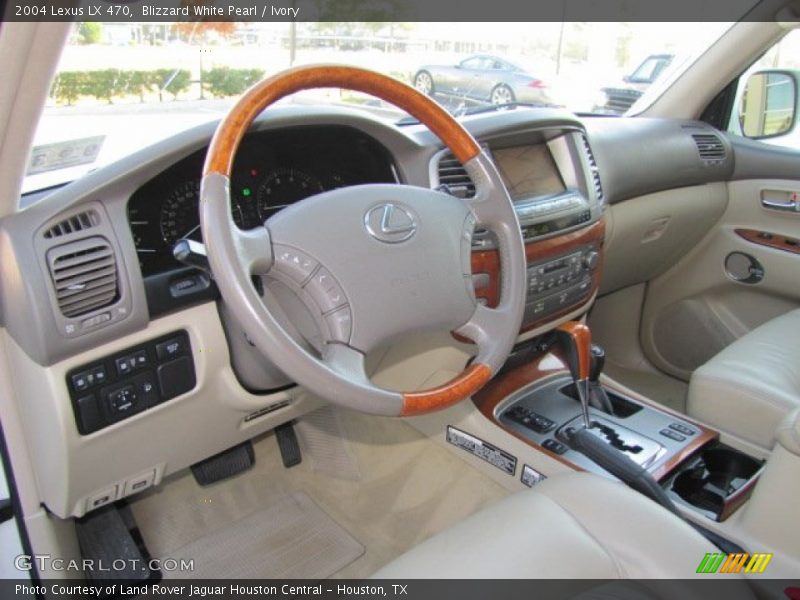 Blizzard White Pearl / Ivory 2004 Lexus LX 470