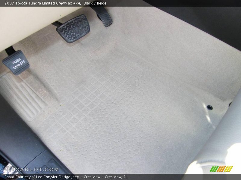 Black / Beige 2007 Toyota Tundra Limited CrewMax 4x4