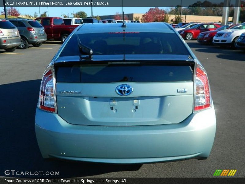 Sea Glass Pearl / Bisque 2013 Toyota Prius Three Hybrid