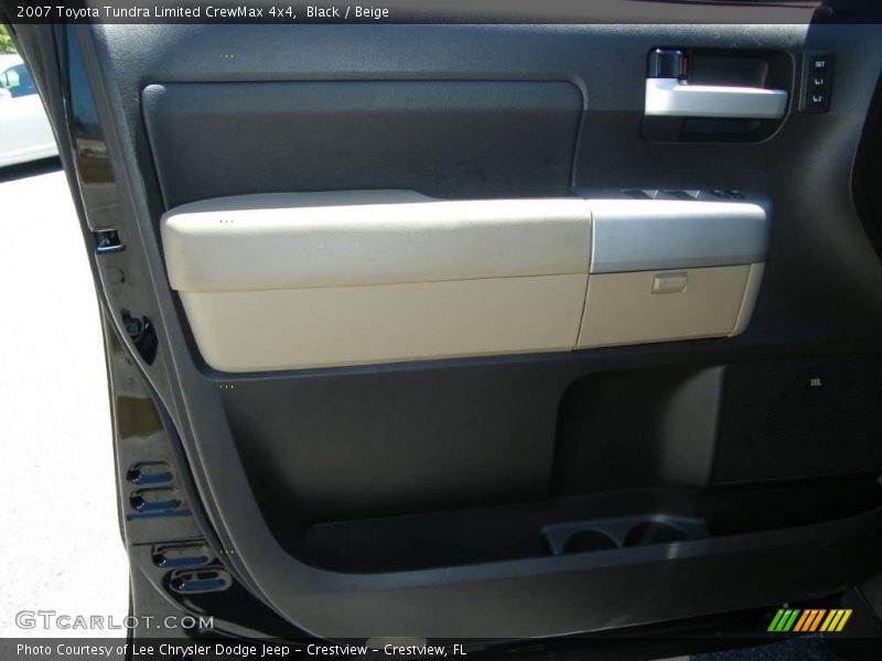 Black / Beige 2007 Toyota Tundra Limited CrewMax 4x4