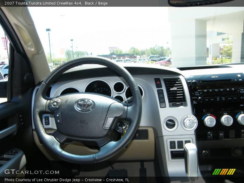 Black / Beige 2007 Toyota Tundra Limited CrewMax 4x4