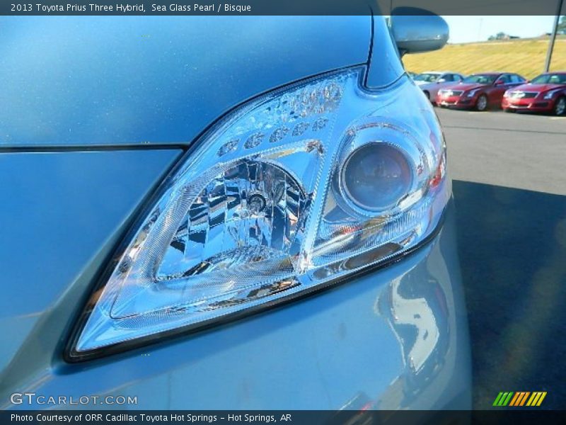 Sea Glass Pearl / Bisque 2013 Toyota Prius Three Hybrid