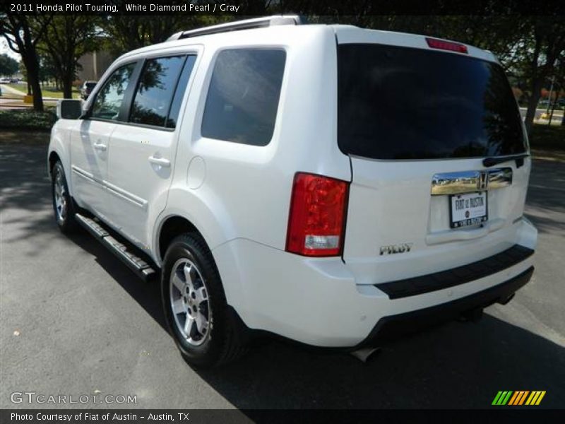 White Diamond Pearl / Gray 2011 Honda Pilot Touring
