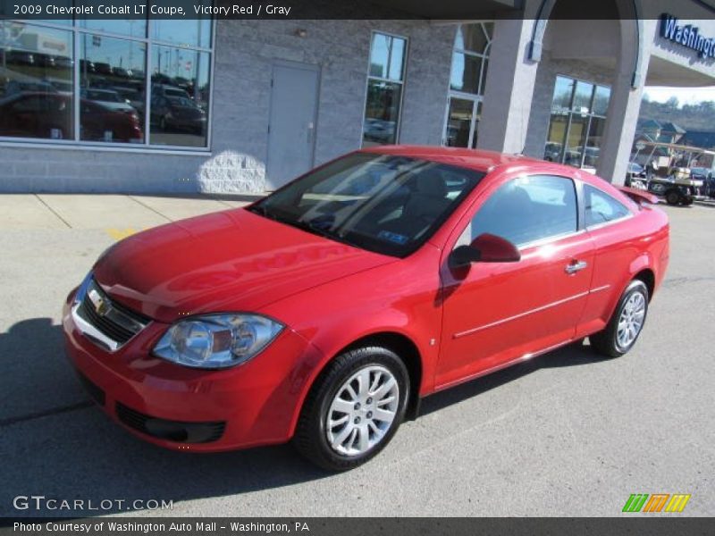 Victory Red / Gray 2009 Chevrolet Cobalt LT Coupe