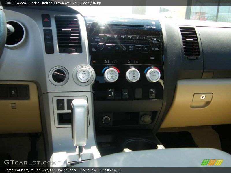 Black / Beige 2007 Toyota Tundra Limited CrewMax 4x4