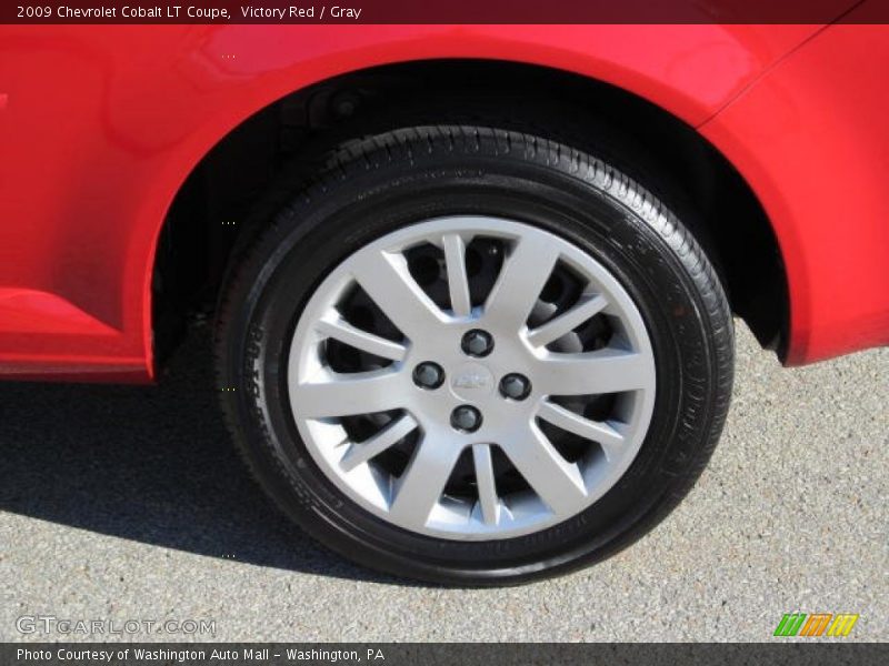 Victory Red / Gray 2009 Chevrolet Cobalt LT Coupe