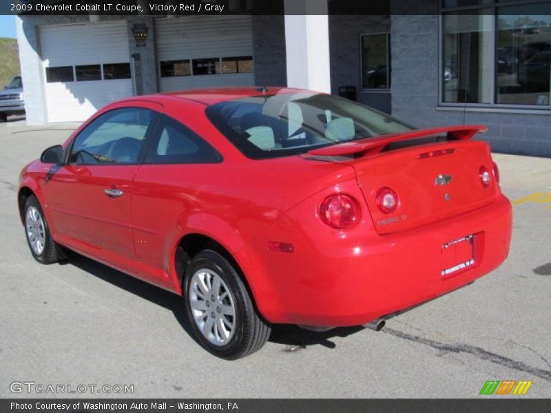 Victory Red / Gray 2009 Chevrolet Cobalt LT Coupe