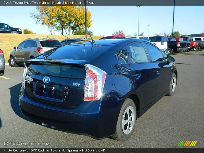 Nautical Blue Metallic / Bisque 2013 Toyota Prius Two Hybrid