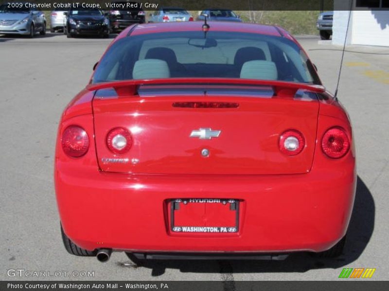Victory Red / Gray 2009 Chevrolet Cobalt LT Coupe
