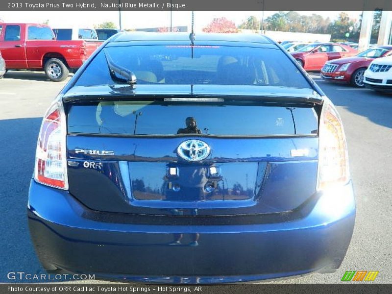 Nautical Blue Metallic / Bisque 2013 Toyota Prius Two Hybrid