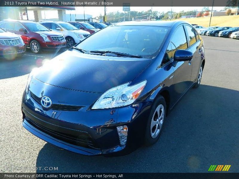 Nautical Blue Metallic / Bisque 2013 Toyota Prius Two Hybrid