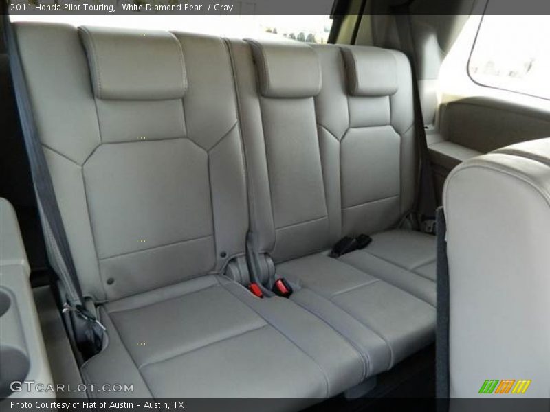 White Diamond Pearl / Gray 2011 Honda Pilot Touring