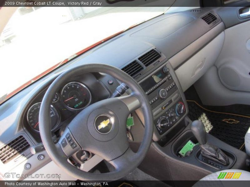 Victory Red / Gray 2009 Chevrolet Cobalt LT Coupe
