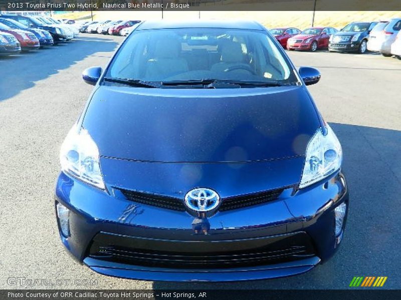 Nautical Blue Metallic / Bisque 2013 Toyota Prius Two Hybrid