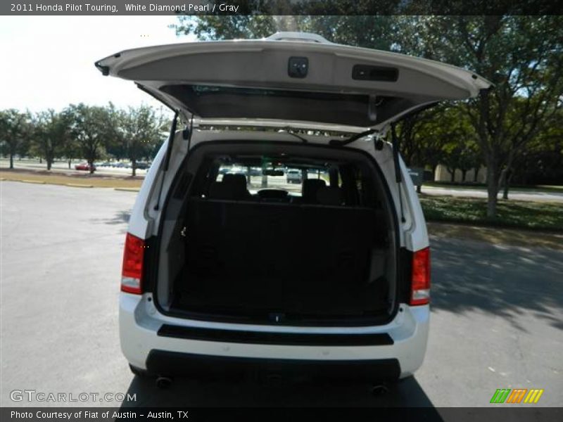 White Diamond Pearl / Gray 2011 Honda Pilot Touring