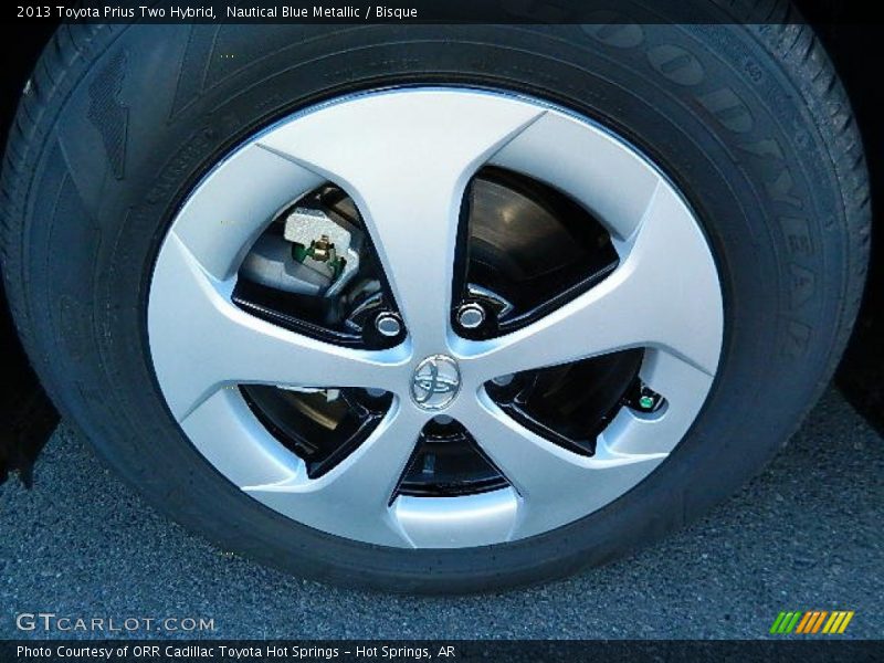 Nautical Blue Metallic / Bisque 2013 Toyota Prius Two Hybrid