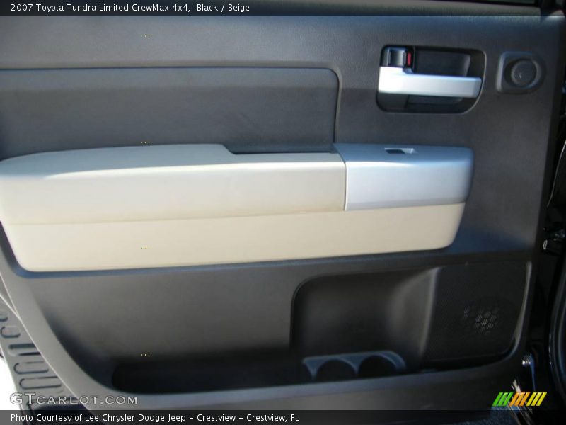 Black / Beige 2007 Toyota Tundra Limited CrewMax 4x4