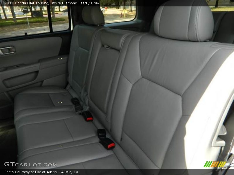 White Diamond Pearl / Gray 2011 Honda Pilot Touring