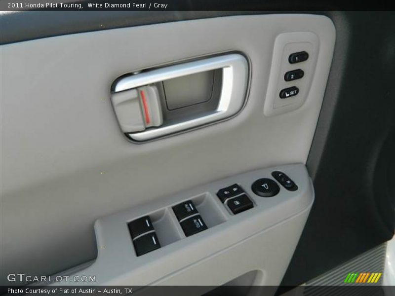 White Diamond Pearl / Gray 2011 Honda Pilot Touring