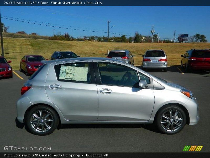Classic Silver Metallic / Dark Gray 2013 Toyota Yaris SE 5 Door