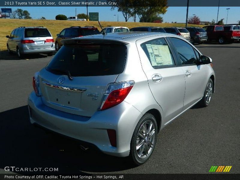 Classic Silver Metallic / Dark Gray 2013 Toyota Yaris SE 5 Door