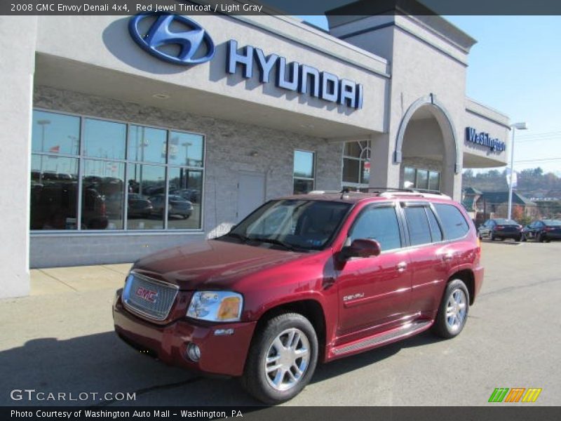 Red Jewel Tintcoat / Light Gray 2008 GMC Envoy Denali 4x4