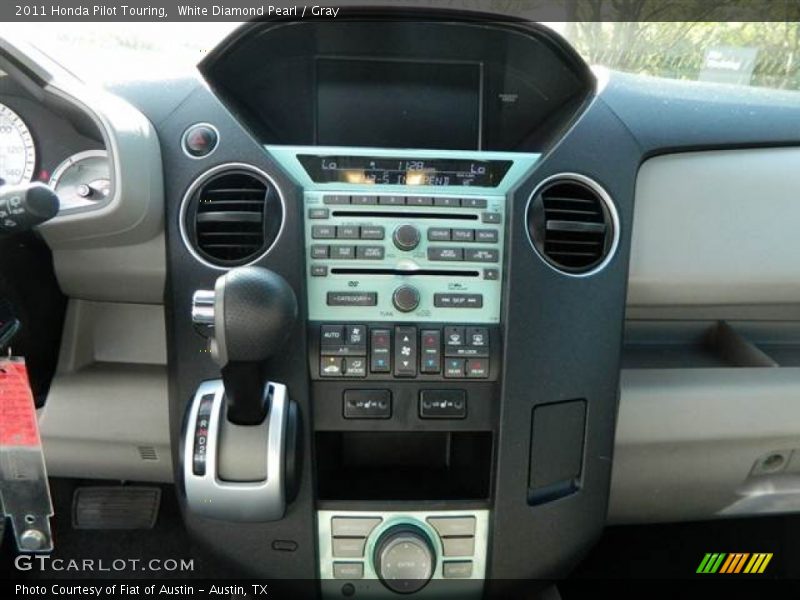 White Diamond Pearl / Gray 2011 Honda Pilot Touring