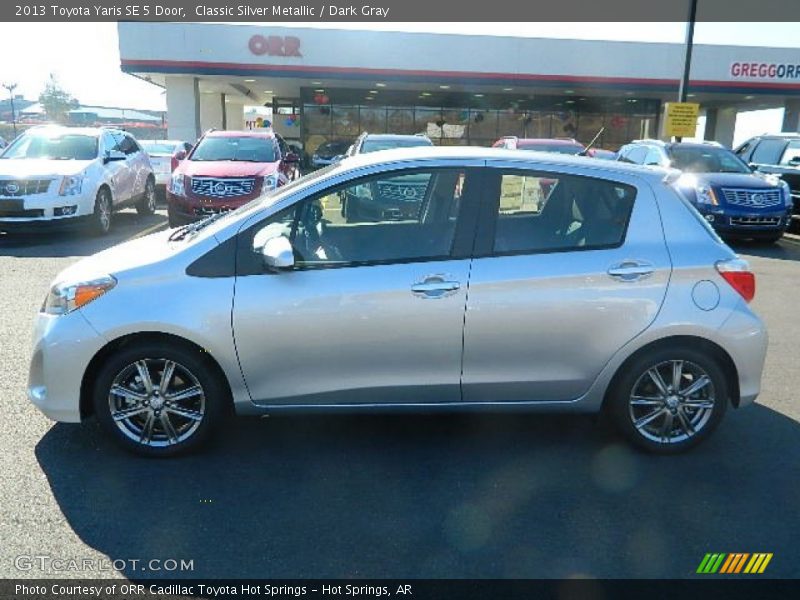 Classic Silver Metallic / Dark Gray 2013 Toyota Yaris SE 5 Door
