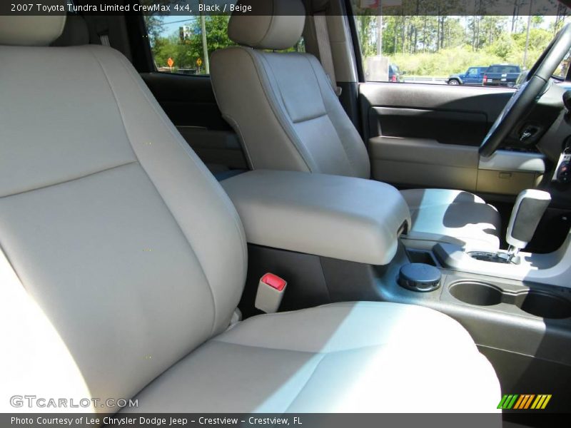 Black / Beige 2007 Toyota Tundra Limited CrewMax 4x4