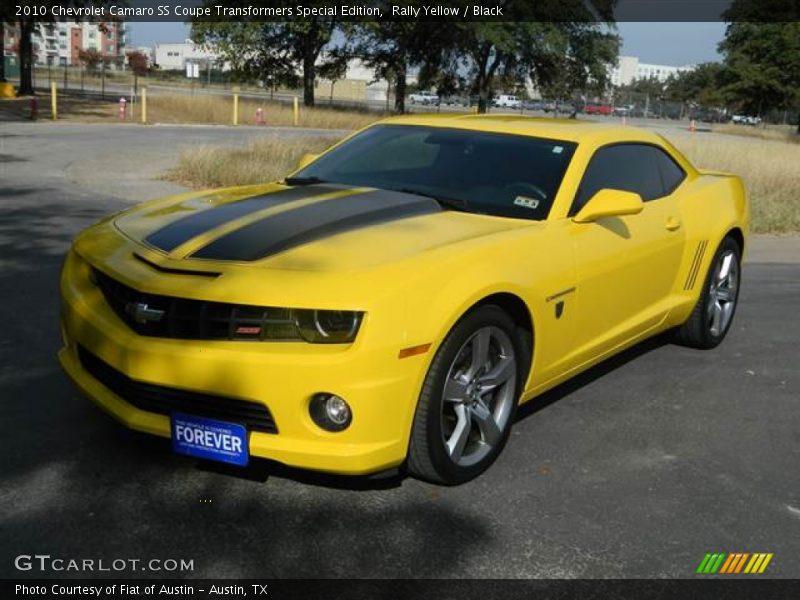 Rally Yellow / Black 2010 Chevrolet Camaro SS Coupe Transformers Special Edition