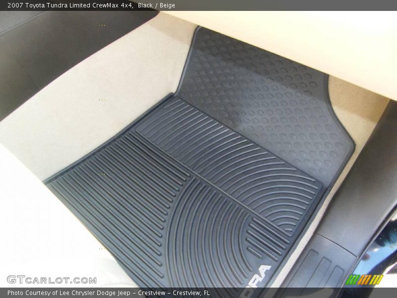 Black / Beige 2007 Toyota Tundra Limited CrewMax 4x4