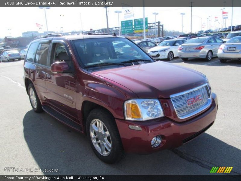 Red Jewel Tintcoat / Light Gray 2008 GMC Envoy Denali 4x4