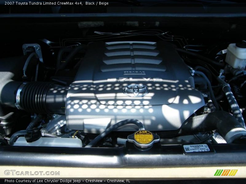 Black / Beige 2007 Toyota Tundra Limited CrewMax 4x4
