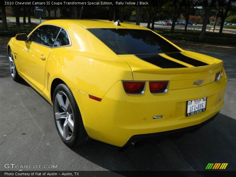 Rally Yellow / Black 2010 Chevrolet Camaro SS Coupe Transformers Special Edition