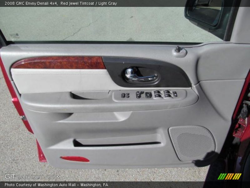 Red Jewel Tintcoat / Light Gray 2008 GMC Envoy Denali 4x4