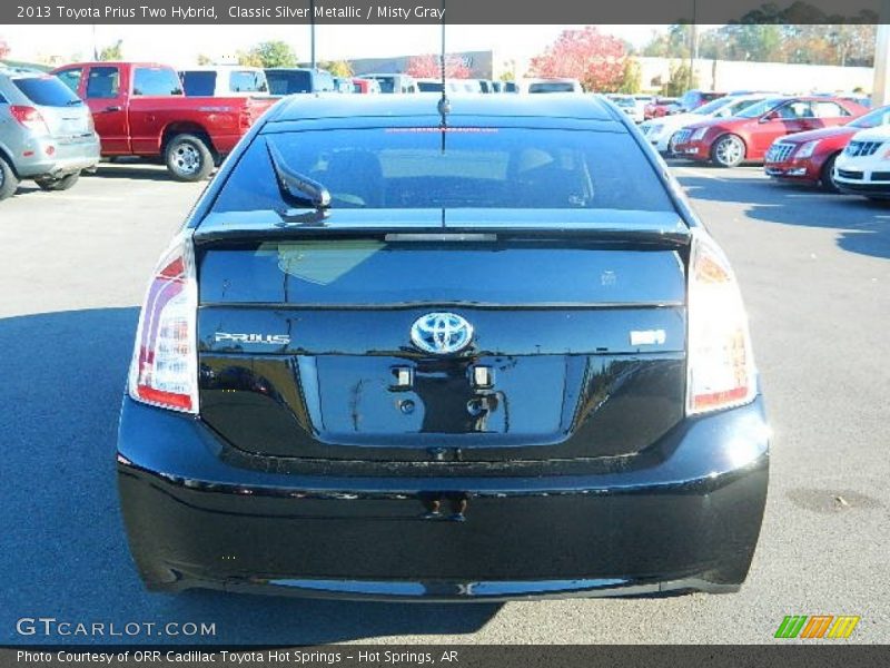 Classic Silver Metallic / Misty Gray 2013 Toyota Prius Two Hybrid