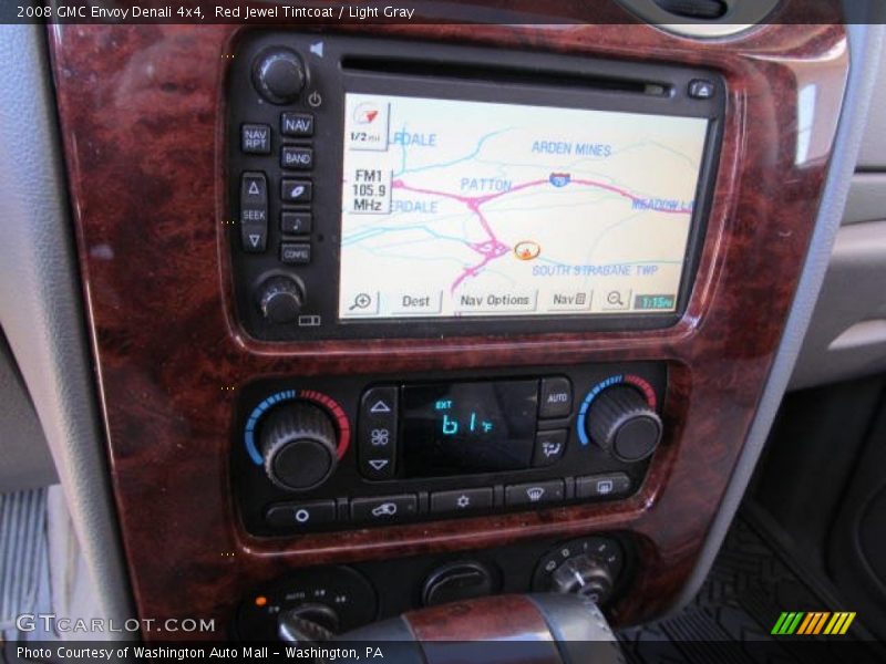 Red Jewel Tintcoat / Light Gray 2008 GMC Envoy Denali 4x4
