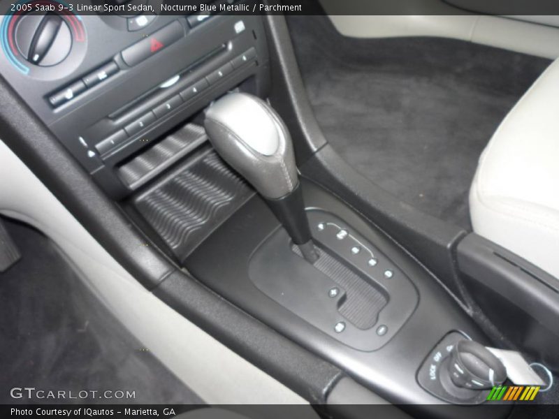 Nocturne Blue Metallic / Parchment 2005 Saab 9-3 Linear Sport Sedan