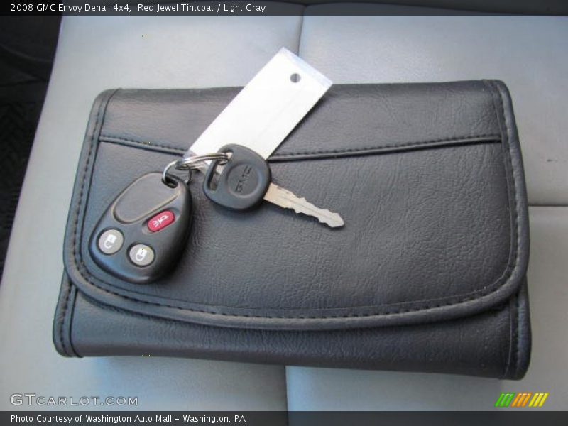 Red Jewel Tintcoat / Light Gray 2008 GMC Envoy Denali 4x4