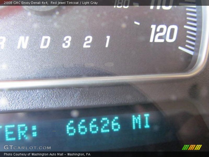 Red Jewel Tintcoat / Light Gray 2008 GMC Envoy Denali 4x4