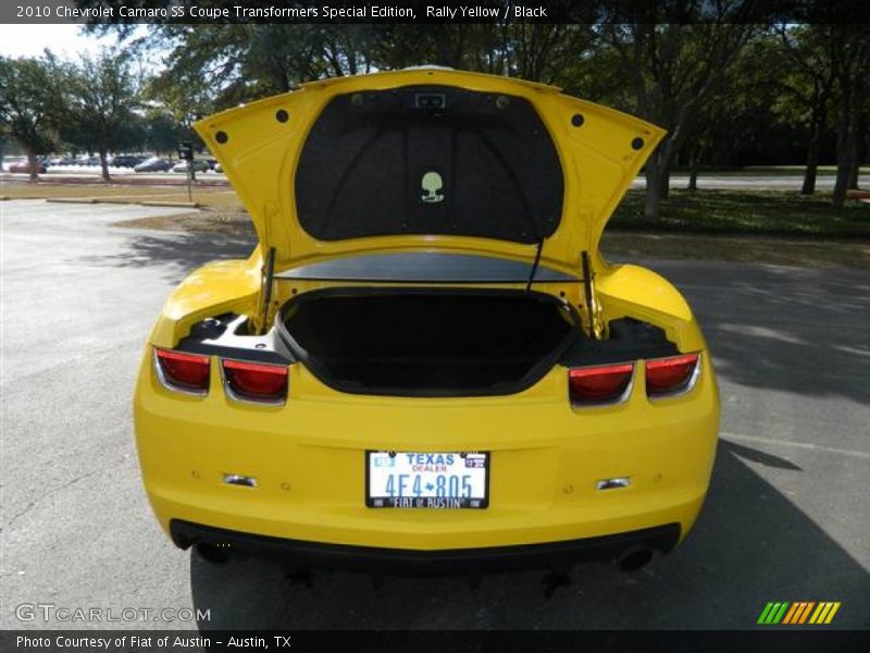 Rally Yellow / Black 2010 Chevrolet Camaro SS Coupe Transformers Special Edition