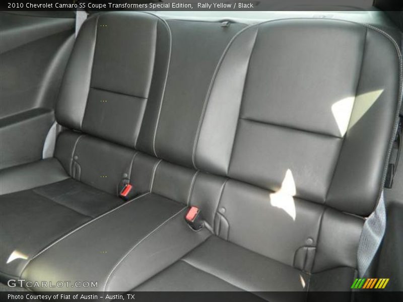 Rear Seat of 2010 Camaro SS Coupe Transformers Special Edition