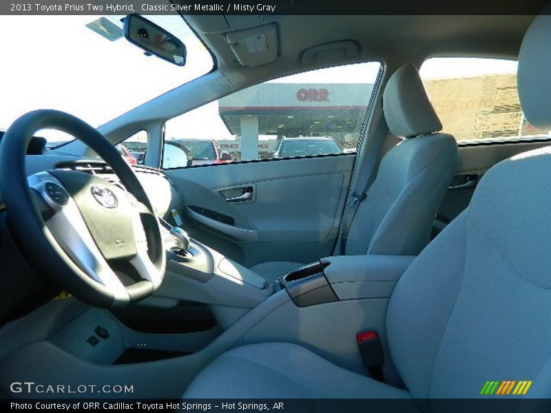 Classic Silver Metallic / Misty Gray 2013 Toyota Prius Two Hybrid
