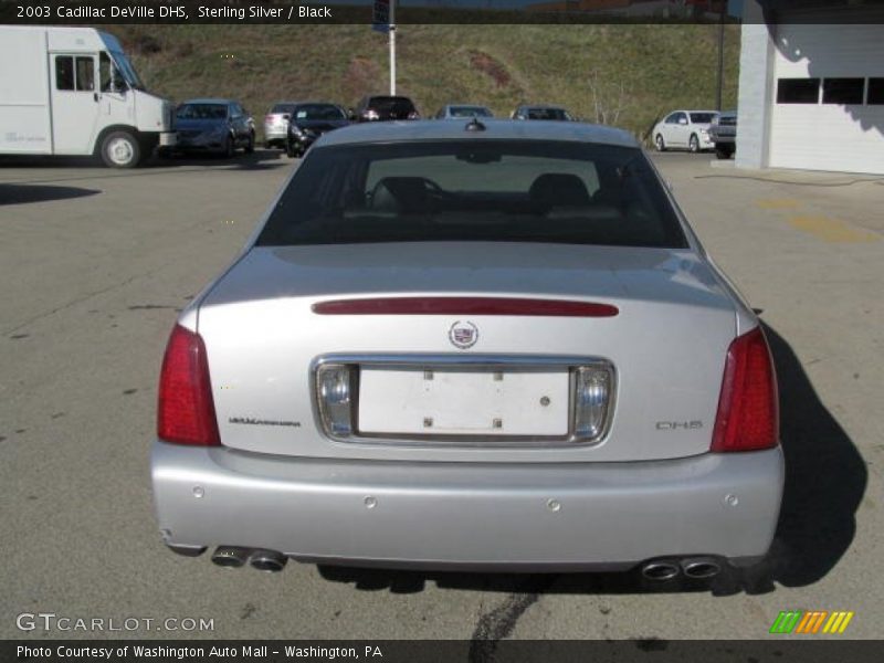Sterling Silver / Black 2003 Cadillac DeVille DHS