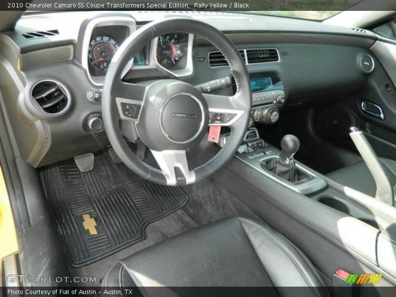 Black Interior - 2010 Camaro SS Coupe Transformers Special Edition 