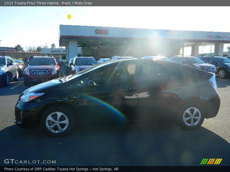 Black / Misty Gray 2013 Toyota Prius Three Hybrid