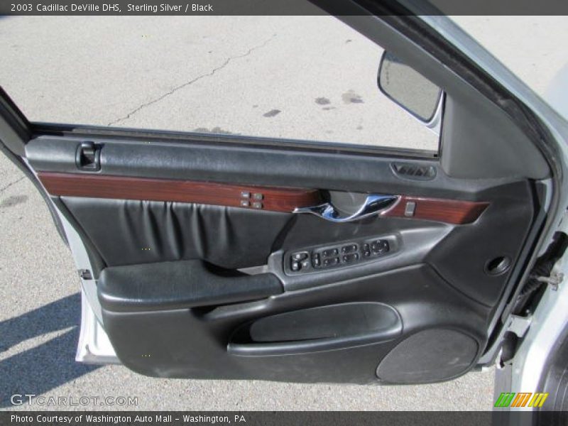 Sterling Silver / Black 2003 Cadillac DeVille DHS
