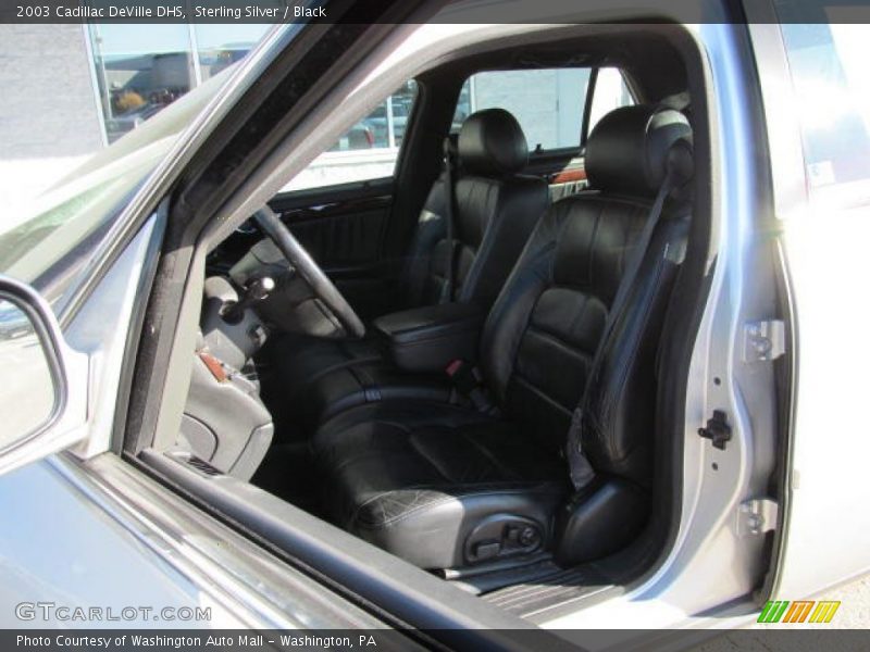 Sterling Silver / Black 2003 Cadillac DeVille DHS